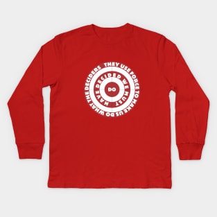 Rage against the Vaccine Kids Long Sleeve T-Shirt